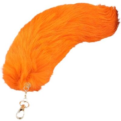 ChongKuan Hanger met vossenstaart van imitatiebont, met vossenstaart hanger, 31 ChongKuan Hanger met vossenstaart van imitatiebont, met vossenstaart hanger, 31