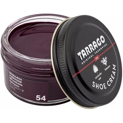 Tarrago Shoe Cream Beschermende crème voor leren schoenen, schoenverzorging, voedt, herstelt en beschermt 50 ml, (54) Aubergine 50 ml Tarrago Shoe Cream Beschermende crème voor leren schoenen, schoenverzorging, voedt, herstelt en beschermt 50 ml, (54) Aubergine 50 ml