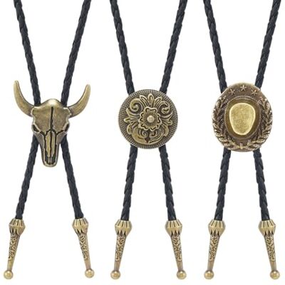 ATBUSS 3 stuks Western Cowboy Boy Stropdas Retro Cowboy Hoed Stropdas Verstelbare Poirot Stropdas, Rodeo Kostuumaccessoires. 40-70 cm ATBUSS 3 stuks Western Cowboy Boy Stropdas Retro Cowboy Hoed Stropdas Verstelbare Poirot Stropdas, Rodeo Kostuumaccessoires. 40-70 cm