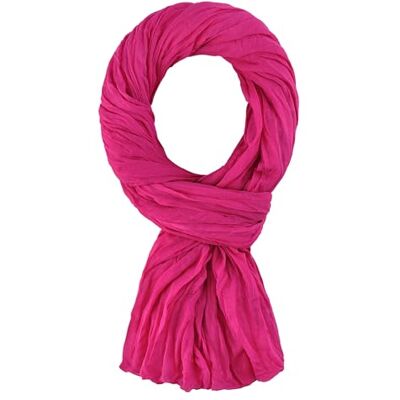 ALLEE DU FOULARD Sjaal, 100% katoen, afmetingen 200 x 110 cm, uniseks, meer dan 50 effen kleuren, Fuchsia 110 x 200 cm ALLEE DU FOULARD Sjaal, 100% katoen, afmetingen 200 x 110 cm, uniseks, meer dan 50 effen kleuren, Fuchsia 110 x 200 cm