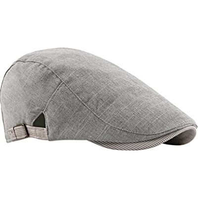 FBBULES Klassieke baretten voor heren, platte pet, baret, licht, ademend, pet, baret, heren, zomer, Gatsby, Ivy Ierse hoed, Newsboy-pet met verstelbare gesp FBBULES Klassieke baretten voor heren, platte pet, baret, licht, ademend, pet, baret, heren, zomer, Gatsby, Ivy Ierse hoed, Newsboy-pet met verstelbare gesp