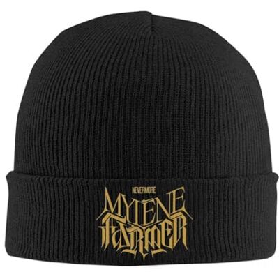 EIILHUED Mylene Farmer Logo Hoeden Herfst Mutsen Mode Cap Unisex Acryl Gebreide Hoed, Veelkleurig, M M EIILHUED Mylene Farmer Logo Hoeden Herfst Mutsen Mode Cap Unisex Acryl Gebreide Hoed, Veelkleurig, M M