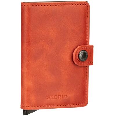Secrid Kaarthouder voor heren, reisaccessoires, envelopformaat, Oranje, Mini-portemonnee Secrid Kaarthouder voor heren, reisaccessoires, envelopformaat, Oranje, Mini-portemonnee