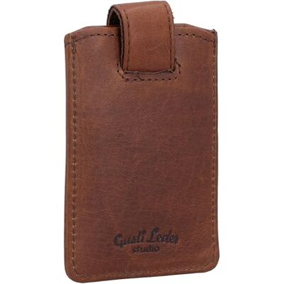 Gusti Leder Gusti Creditcardhoes van leer Creditcardhoes Creditcardhouder Bruin Gusti Leder Gusti Creditcardhoes van leer Creditcardhoes Creditcardhouder Bruin