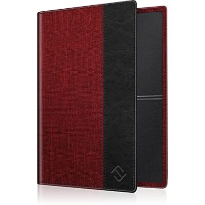 FINTIE Hoes voor kentekenbewijs, ultradun etui van kunstleer voor kentekenbewijs, creditcards, ID-kaarten, rijbewijs, Y-donkerrood FINTIE Hoes voor kentekenbewijs, ultradun etui van kunstleer voor kentekenbewijs, creditcards, ID-kaarten, rijbewijs, Y-donkerrood
