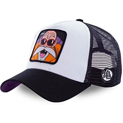 Capslab Muten Roshi Trucker Cap Dragon Ball Z, wit, één maat Eén maat Capslab Muten Roshi Trucker Cap Dragon Ball Z, wit, één maat Eén maat