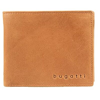 bugatti Volo Leren herenportemonnee, portemonnee, cognac, eenheidsmaat, portemonnee bugatti Volo Leren herenportemonnee, portemonnee, cognac, eenheidsmaat, portemonnee