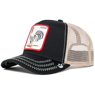 Goorin Bros. The Farm Original Seasonal Snapback Truckerpet voor dames en heren, baseballpet voor heren (1 stuk), Eén maat One Size Goorin Bros. The Farm Original Seasonal Snapback Truckerpet voor dames en heren, baseballpet voor heren (1 stuk), Eén maat One Size