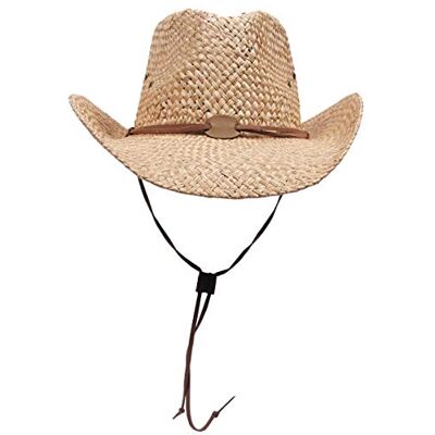 MFH Strohoed voor carnaval, cowboyhoed, zonnehoed MFH Strohoed voor carnaval, cowboyhoed, zonnehoed