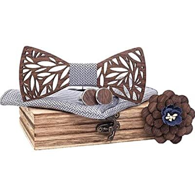 BEFORBIO Vlinderdas van hout, handgemaakt, chique en modieus, modieus accessoire of cadeau-idee, licht verstelbaar, blauw 01, Eén maat, Blauw 01 One Size BEFORBIO Vlinderdas van hout, handgemaakt, chique en modieus, modieus accessoire of cadeau-idee, licht verstelbaar, blauw 01, Eén maat, Blauw 01 One Size