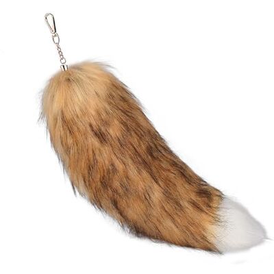 ChongKuan Therian Tail Vossenstaart hanger van imitatiebont, 1 exemplaar ChongKuan Therian Tail Vossenstaart hanger van imitatiebont, 1 exemplaar