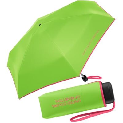 United Benetton Ultra Mini Flat Solid Zakparaplu, Flitsgroen, Zakparaplu Super Mini United Benetton Ultra Mini Flat Solid Zakparaplu, Flitsgroen, Zakparaplu Super Mini