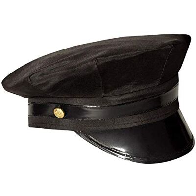 Boland 04128 Driver muts voor volwassenen Voor dames en heren Kostuumaccessoires JGA Zwart Boland 04128 Driver muts voor volwassenen Voor dames en heren Kostuumaccessoires JGA Zwart