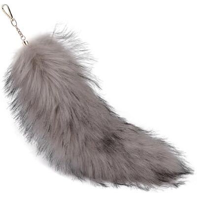 ChongKuan Therian Tail Vossenstaart hanger van imitatiebont, 18 ChongKuan Therian Tail Vossenstaart hanger van imitatiebont, 18