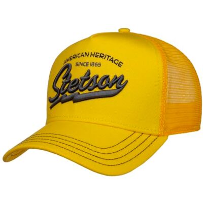 Stetson Since 1865 Trucker Cap Baseballcap Snapback Truckercap Mesh Cap Mannen Snapback, met klep, klep, lentezomer, herfst winter, since 1865 geel, 56-60 56-60 Stetson Since 1865 Trucker Cap Baseballcap Snapback Truckercap Mesh Cap Mannen Snapback, met klep, klep, lentezomer, herfst winter, since 1865 geel, 56-60 56-60