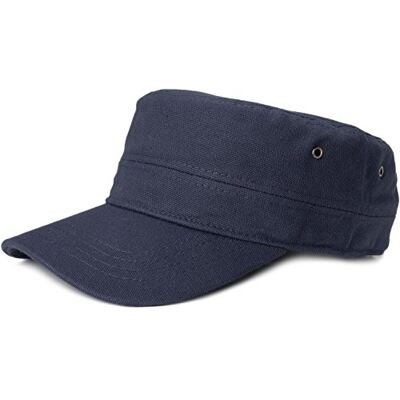 styleBREAKER Militaire honkbalpet van robuust katoenen linnen, verstelbaar, uniseks, 04023020, Navy Blauw One Size styleBREAKER Militaire honkbalpet van robuust katoenen linnen, verstelbaar, uniseks, 04023020, Navy Blauw One Size