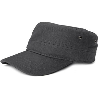 styleBREAKER Militaire honkbalpet van robuust katoenen linnen, verstelbaar, uniseks, 04023020, Antraciet One Size styleBREAKER Militaire honkbalpet van robuust katoenen linnen, verstelbaar, uniseks, 04023020, Antraciet One Size