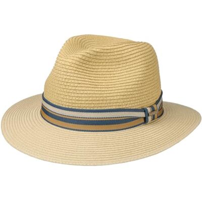 Stetson Trilby Scriba Toyo hoed beige, 58-59 58-59 Stetson Trilby Scriba Toyo hoed beige, 58-59 58-59
