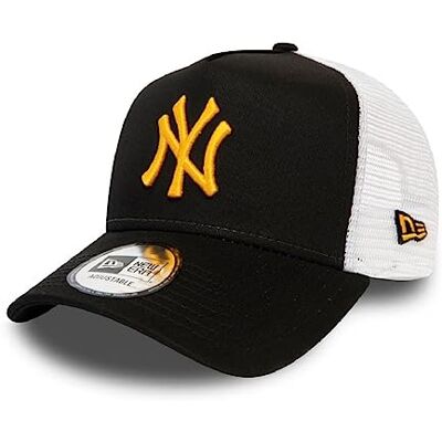 New Era New York Yankees Cap Trucker Kappe League Essential Basecap Mlb Baseball Schwarz One-Size New Era New York Yankees Cap Trucker Kappe League Essential Basecap Mlb Baseball Schwarz One-Size