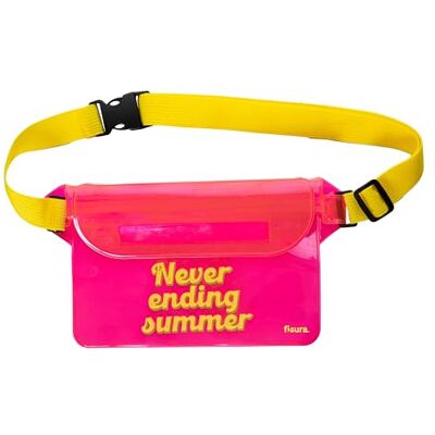 Fisura Waterdichte tas. Waterdichte tas met verstelbare riem. Afmetingen: 22,5 centímetros x 12,5 centímetros, Zomer roze, Modern Fisura Waterdichte tas. Waterdichte tas met verstelbare riem. Afmetingen: 22,5 centímetros x 12,5 centímetros, Zomer roze, Modern