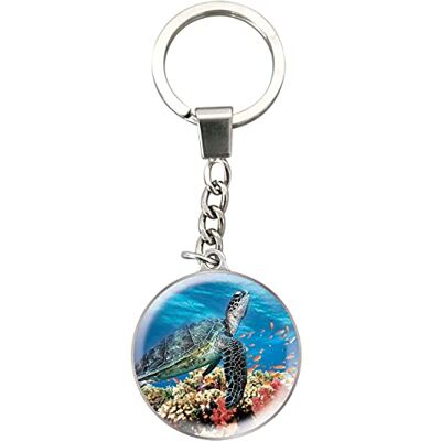 Deluxebase Magnidome Sleutelhangers Zeeschildpad Sleutelhanger Kristalglas Bedel Koepel Zeeschildpad Foto Sleutelhanger met Roestvrijstalen Ketting Deluxebase Magnidome Sleutelhangers Zeeschildpad Sleutelhanger Kristalglas Bedel Koepel Zeeschildpad Foto Sleutelhanger met Roestvrijstalen Ketting
