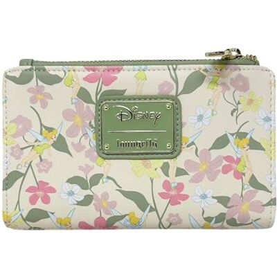 Loungefly Disney Peter Pan Fee Bell Bloemen Rits Portemonnee Groen Casual Loungefly Disney Peter Pan Fee Bell Bloemen Rits Portemonnee Groen Casual