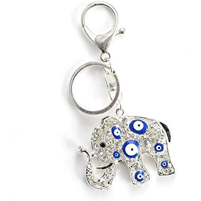 LZHLMCL Sleutelhanger voor meisjes, olifant, geluksbrenger, sleutelhanger, legering, kreeft, gesp, modesieraad, in één kleur, Slechts één kleur LZHLMCL Sleutelhanger voor meisjes, olifant, geluksbrenger, sleutelhanger, legering, kreeft, gesp, modesieraad, in één kleur, Slechts één kleur