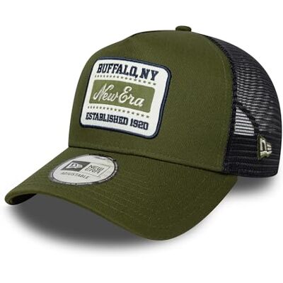 New Era 9Forty Buffalo New York Baseball Cap voor volwassenen, donkergroen Eén maat New Era 9Forty Buffalo New York Baseball Cap voor volwassenen, donkergroen Eén maat