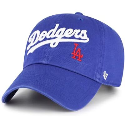47 ' Los Angeles Dodgers MLB Script Clean Up Blauw Verstelbare pet ' Eén maat 47 ' Los Angeles Dodgers MLB Script Clean Up Blauw Verstelbare pet ' Eén maat