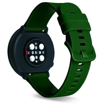 SeaFicco Universele 20mm Siliconen Horlogeband Snelsluiting Horlogebandje Vervangende Sportarmband Compatibel met Polar Pacer /Polar Ignite 2 /Polar Ignite /Polar Unite (Legergroen) SeaFicco Universele 20mm Siliconen Horlogeband Snelsluiting Horlogebandje Vervangende Sportarmband Compatibel met Polar Pacer /Polar Ignite 2 /Polar Ignite /Polar Unite (Legergroen)