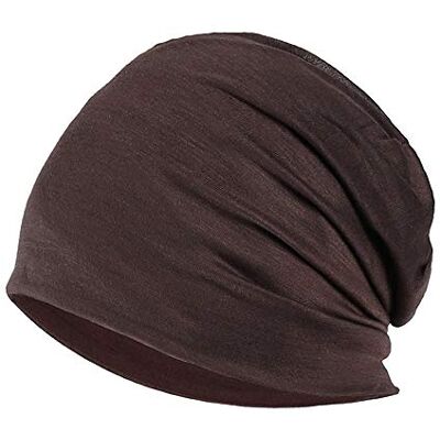 YOFASEN Slouchy muts, , chemopet, katoenen tulband, hoed, stretch, moslim sjaal voor vrouwen, mannen, Koffie Eén maat YOFASEN Slouchy muts, , chemopet, katoenen tulband, hoed, stretch, moslim sjaal voor vrouwen, mannen, Koffie Eén maat