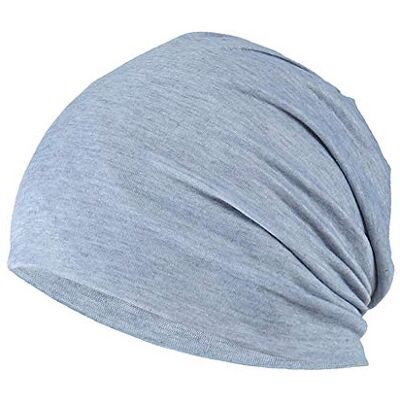 YOFASEN Slouchy muts, , chemopet, katoenen tulband, hoed, stretch, moslim sjaal voor vrouwen, mannen, grijs. Eén maat YOFASEN Slouchy muts, , chemopet, katoenen tulband, hoed, stretch, moslim sjaal voor vrouwen, mannen, grijs. Eén maat