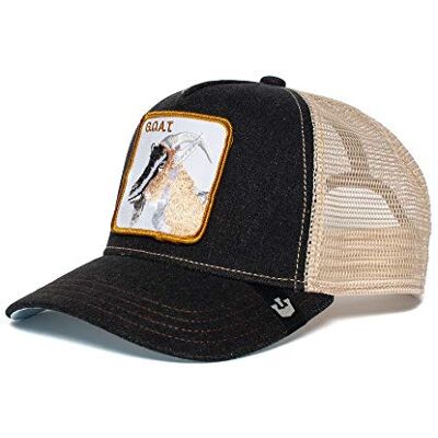 Goorin Bros. The Farm Unisex Baseball Trucker Hat Heren Baseball Cap (1 stuk), Blauw 55-62 Goorin Bros. The Farm Unisex Baseball Trucker Hat Heren Baseball Cap (1 stuk), Blauw 55-62