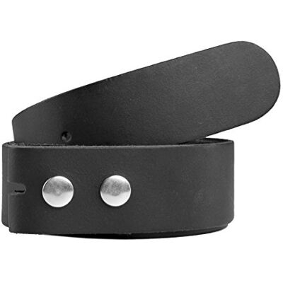 shenky Echt leren riem zonder gesp, riem voor wisselgespen, Made in Germany, breedte 4 cm, zwart. Tour de Taille 85cm = Longueur Totale 100cm shenky Echt leren riem zonder gesp, riem voor wisselgespen, Made in Germany, breedte 4 cm, zwart. Tour de Taille 85cm = Longueur Totale 100cm