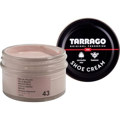 Tarrago Shoe Cream Beschermende crème voor leren schoenen, schoenverzorging, voedt, herstelt en beschermt 50 ml, (43) Lichtpaars 50 ml Tarrago Shoe Cream Beschermende crème voor leren schoenen, schoenverzorging, voedt, herstelt en beschermt 50 ml, (43) Lichtpaars 50 ml