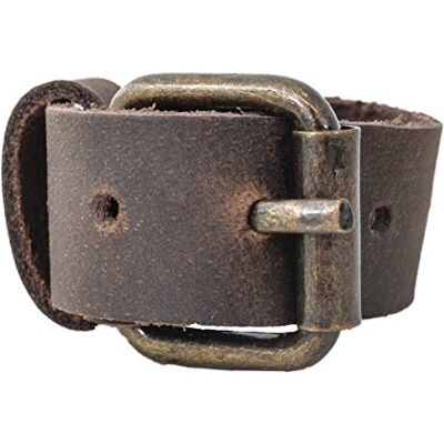 Gusti Leder Gusti Mathias 2 stuks leren riemen 17 cm korte leren spanriem bruin 17 cm Gusti Leder Gusti Mathias 2 stuks leren riemen 17 cm korte leren spanriem bruin 17 cm