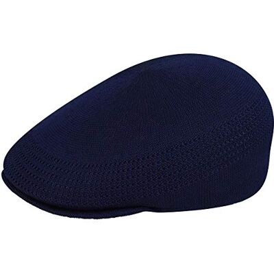 Kangol Tropic 507 Ventair Pet Heren Zomerpet Platte Hoed met Klep voor Lente/Zomer, Navy Blauw, L L Kangol Tropic 507 Ventair Pet Heren Zomerpet Platte Hoed met Klep voor Lente/Zomer, Navy Blauw, L L