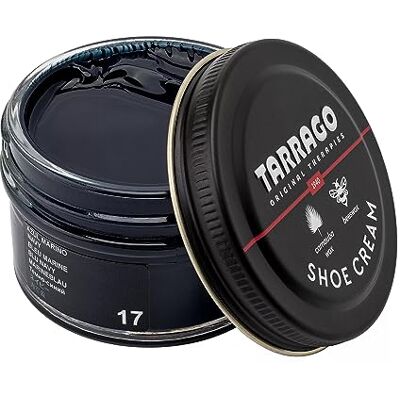 Tarrago Shoe Cream Beschermende crème voor leren schoenen, schoenverzorging, voedt, herstelt en beschermt 50 ml, Navy Blauw 50 ml Tarrago Shoe Cream Beschermende crème voor leren schoenen, schoenverzorging, voedt, herstelt en beschermt 50 ml, Navy Blauw 50 ml