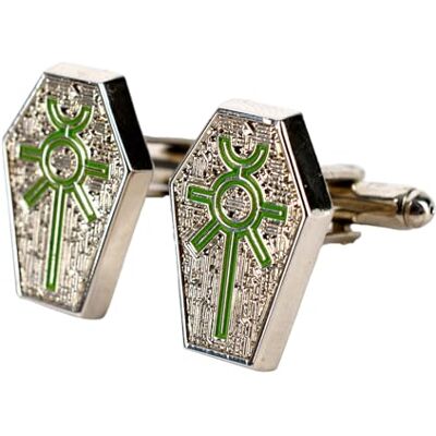 AAA Merchandise Warhammer 40.000 Necron Symbol manchetknopen Officiële licentie premium metalen ontwerp cadeau sieraden, één maat, zink, geen edelsteen, Zink, Geen edelsteen AAA Merchandise Warhammer 40.000 Necron Symbol manchetknopen Officiële licentie premium metalen ontwerp cadeau sieraden, één maat, zink, geen edelsteen, Zink, Geen edelsteen