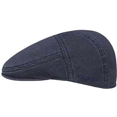 Stetson Paradise Cotton Newsie pet voor heren, Blauw S Stetson Paradise Cotton Newsie pet voor heren, Blauw S