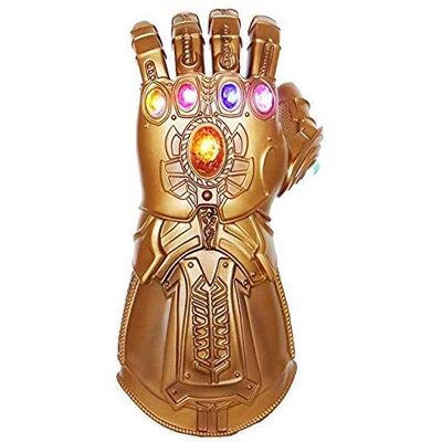 UrMsun Iron Man Infinity Gauntlet voor kinderen, Iron Man Glove LED met stenen voor kinderen UrMsun Iron Man Infinity Gauntlet voor kinderen, Iron Man Glove LED met stenen voor kinderen