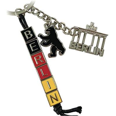 United1871 Berlijn Souvenirs Sleutelhanger, herinneringscadeau, metalen sleutelhanger voor Duitsland, cadeau voor koppels, geschikt voor tassen, rugzakken, autosleutels, Berlijn Deu zilver, S United1871 Berlijn Souvenirs Sleutelhanger, herinneringscadeau, metalen sleutelhanger voor Duitsland, cadeau voor koppels, geschikt voor tassen, rugzakken, autosleutels, Berlijn Deu zilver, S