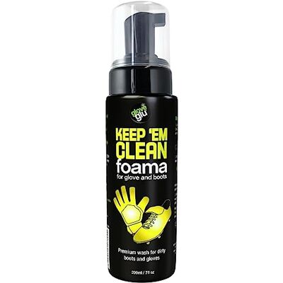 Glove Glu gloveglu Keep 'Em Clean Foama voor keepershandschoenen en voetbalschoenen, 200 ml Glove Glu gloveglu Keep 'Em Clean Foama voor keepershandschoenen en voetbalschoenen, 200 ml