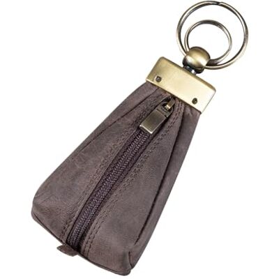STILORD "Enno" Vintage Lederen Sleutelhanger Tas Sleuteltas voor Mannen Kleine Portemonnee Sleutelhanger Portemonnee Mini Portemonnee Echt Leer Kleur: Bruin Donker STILORD "Enno" Vintage Lederen Sleutelhanger Tas Sleuteltas voor Mannen Kleine Portemonnee Sleutelhanger Portemonnee Mini Portemonnee Echt Leer Kleur: Bruin Donker