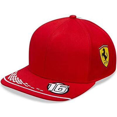 Puma SF Replica Leclerc Cap Chapeau, unisexe adulte, rouge, taille unique Puma SF Replica Leclerc Cap Chapeau, unisexe adulte, rouge, taille unique