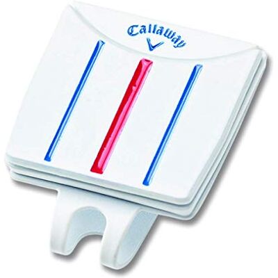 Callaway Golf Unisex 2021 Triple Track Hat Clip Marker, Wit/Blauw/Rood, One Size UK Callaway Golf Unisex 2021 Triple Track Hat Clip Marker, Wit/Blauw/Rood, One Size UK