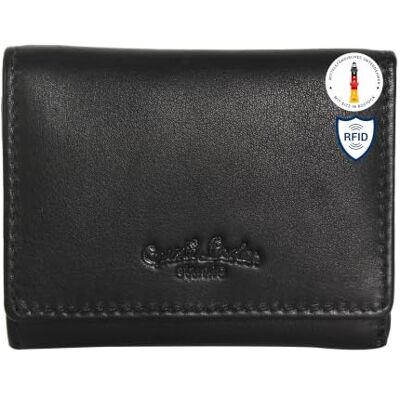 Gusti Leder Gusti Portemonnee van leer – August damesportemonnee, kaarthouder, zwart, eenheidsmaat, zwart., Eén maat, Portemonnee Gusti Leder Gusti Portemonnee van leer – August damesportemonnee, kaarthouder, zwart, eenheidsmaat, zwart., Eén maat, Portemonnee