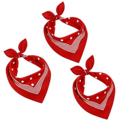 Betz 3-delige bandana set XXL sjaal stippen sjaal maat: 70 x 70 cm Kleur: rood, rood, 70 x 70 cm 70 x 70 cm Betz 3-delige bandana set XXL sjaal stippen sjaal maat: 70 x 70 cm Kleur: rood, rood, 70 x 70 cm 70 x 70 cm