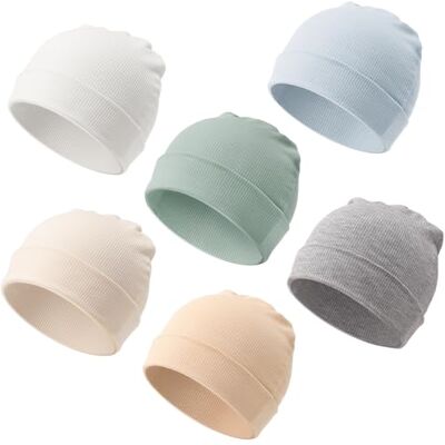 DRESHOW 6 stuks babymuts voor pasgeborenen, peuters, zacht, schattig, gebreid, voor baby's, uniseks, ziekenhuismutsen, warm, voor kinderen, jongens en meisjes, 0-24 maanden, 6 Sets: Beanie Hoeden 104 3-24 mois DRESHOW 6 stuks babymuts voor pasgeborenen, peuters, zacht, schattig, gebreid, voor baby's, uniseks, ziekenhuismutsen, warm, voor kinderen, jongens en meisjes, 0-24 maanden, 6 Sets: Beanie Hoeden 104 3-24 mois