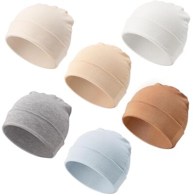 DRESHOW 6 stuks babymuts voor pasgeborenen, peuters, zacht, schattig, gebreid, voor baby's, uniseks, ziekenhuismutsen, warm, voor kinderen, jongens en meisjes, 0-24 maanden, 6 Sets: Beanie Hoeden 104 0-3 mois DRESHOW 6 stuks babymuts voor pasgeborenen, peuters, zacht, schattig, gebreid, voor baby's, uniseks, ziekenhuismutsen, warm, voor kinderen, jongens en meisjes, 0-24 maanden, 6 Sets: Beanie Hoeden 104 0-3 mois